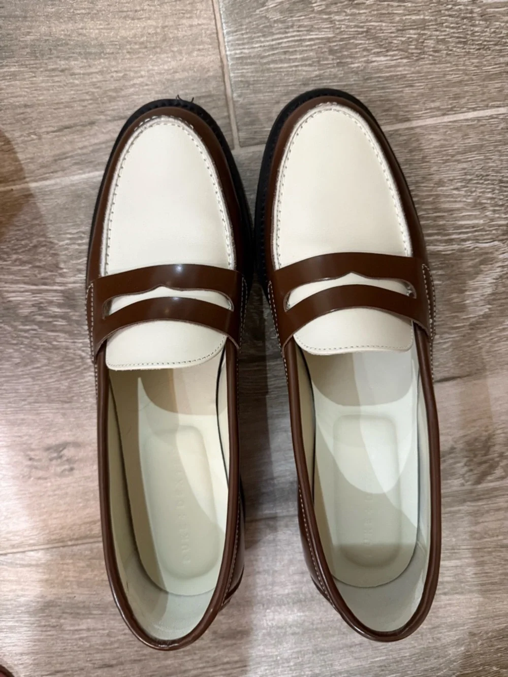 Wilde Chestnut + White Penny Loafer - Picture 5 of 5